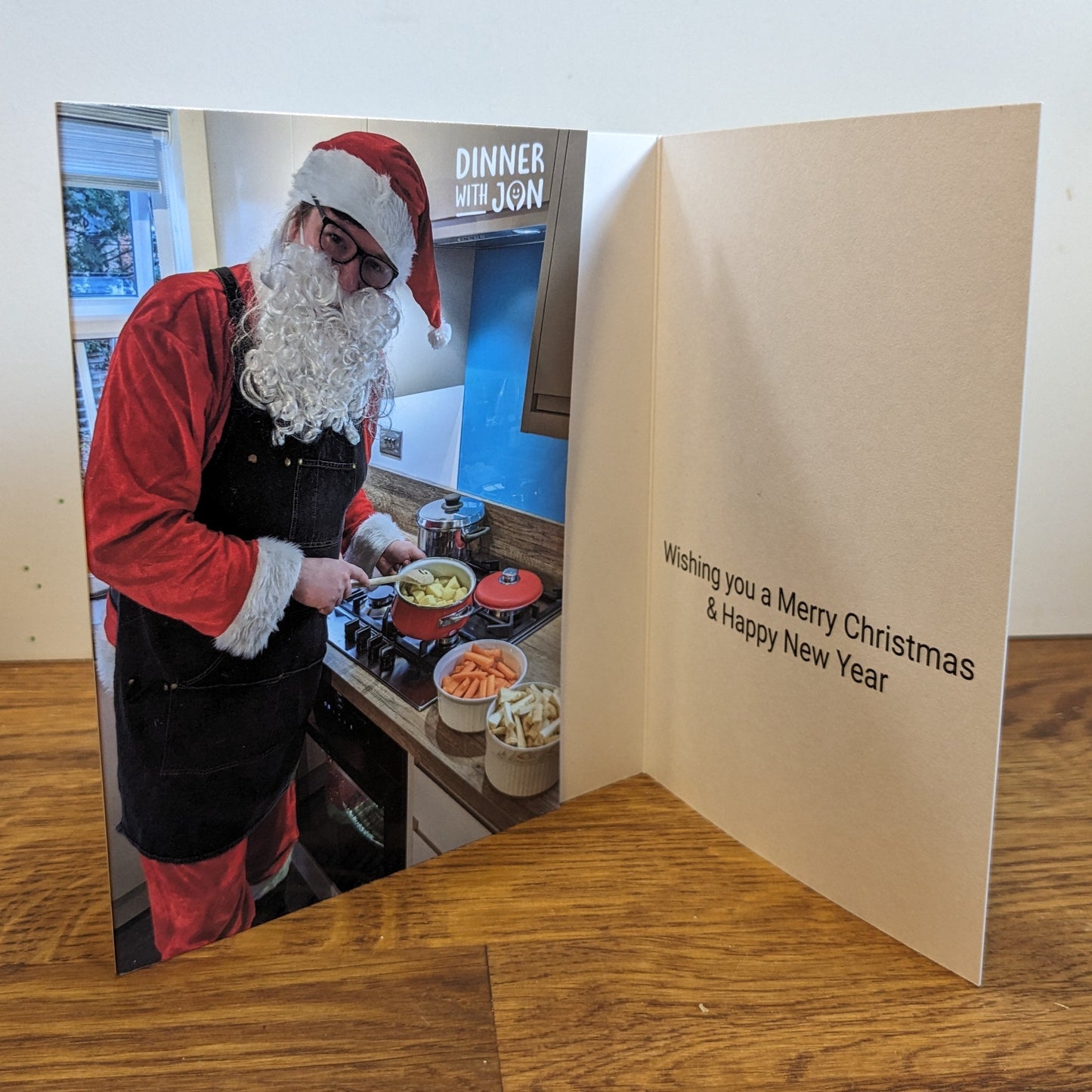 Christmas card with handwritten message of your choice