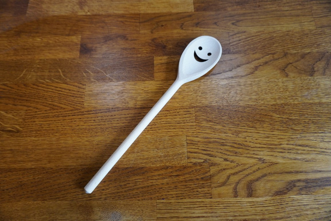 Happy wooden spoon