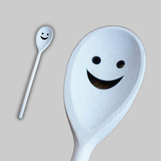 Happy wooden spoon