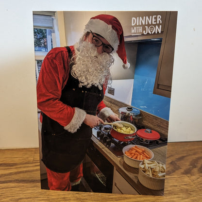 Christmas card with handwritten message of your choice