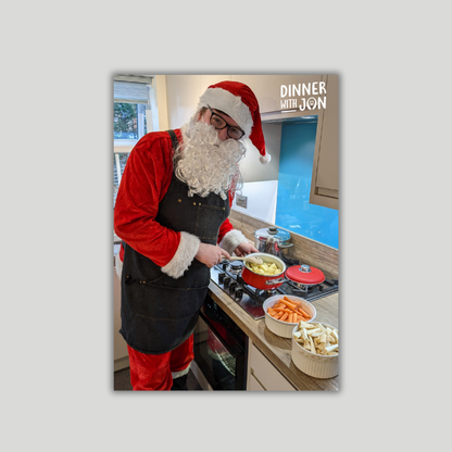 Christmas card with handwritten message of your choice